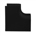 nedco 66602101 binnenbocht zwart 90 x 65 mm