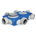 vent-axia 8000000122 verdeler midden 160ø 6 x 90ø