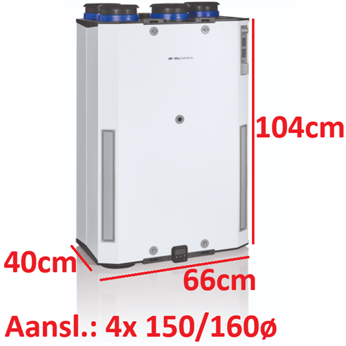 itho 0300630 WTW ra. h103xb65x40cm HRU 300m³/h