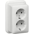 gira 478011 opbouw wandcontactdoos met ra 2V