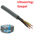 cp BLISE100404 inst.kabel XMVK 4x1,5mm² grijs 25m
