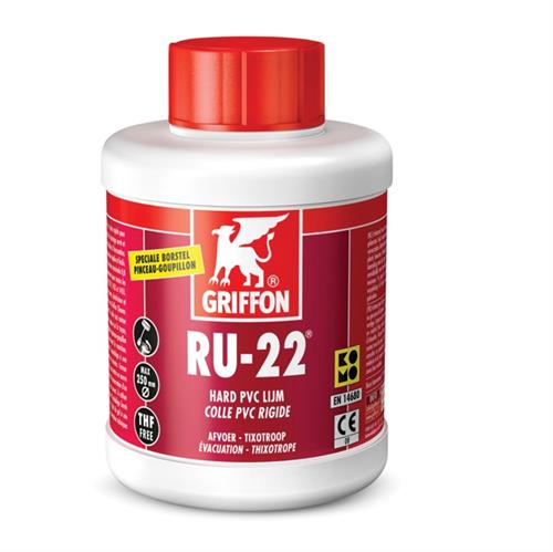 bison 6112030 ru22 pvc lijm (spleetvullend) 500ml