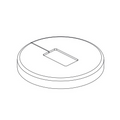 korado Z-U393 standconsole roset rond