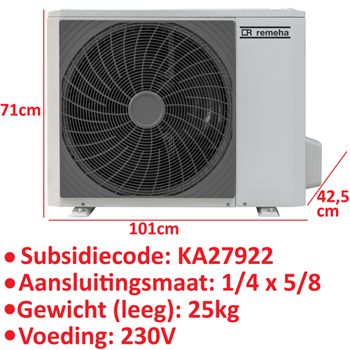 remeha 7799987 Elga Ace all-in-one bui.deel 4 MR