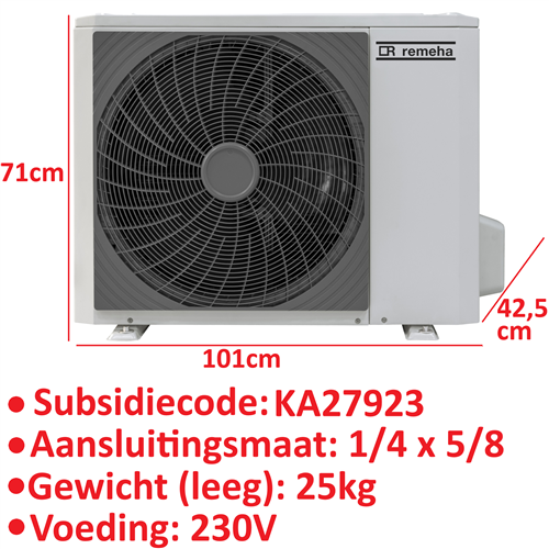 remeha 7799991 Elga Ace all-in-one bui.deel 6 MR