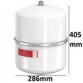 flamco 16919 expansievat 18ltr 0,5 bar wit