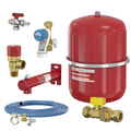flamco 26050 installatiepakket met vat rood