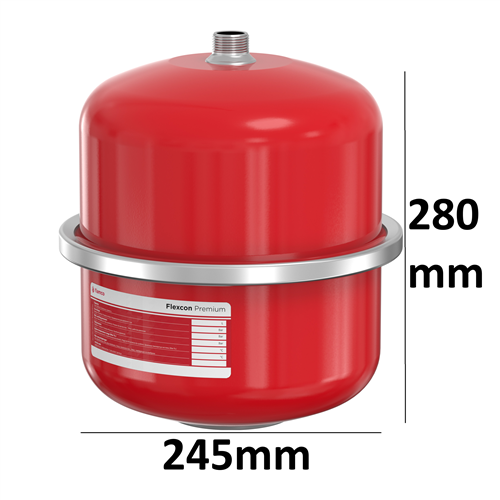 flamco 16913 flexcon vat 8 ltr 0.5 bar