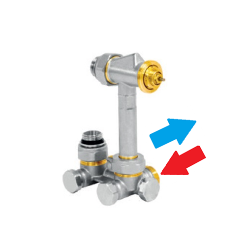 jaga 5094524 H-ventiel muuraansl 3/4euro 50mm