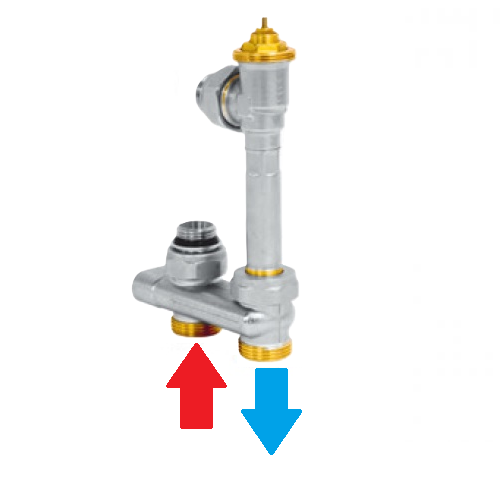 jaga 5094533 cross vent inw vloeraans 3/4euro 50mm