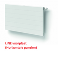 korado voorplaat line h200x3000