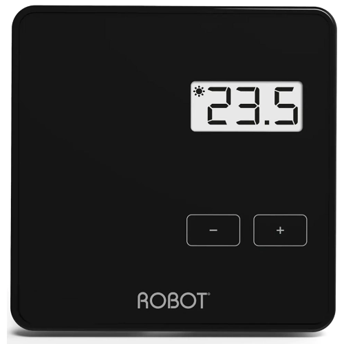 robot 649318 easy thermostaat bedraad zwart