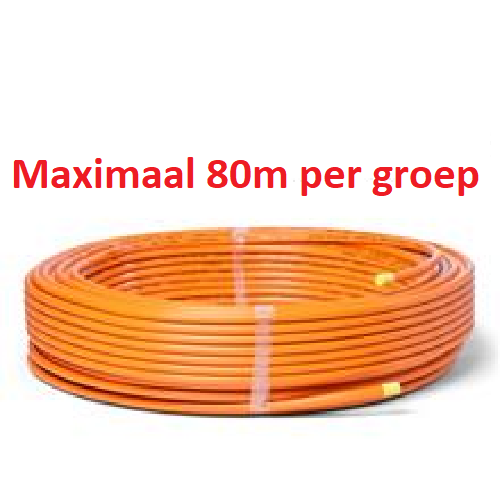 variotherm VP116L300 PERT-Alu buis 11,6x1,5mm 300m