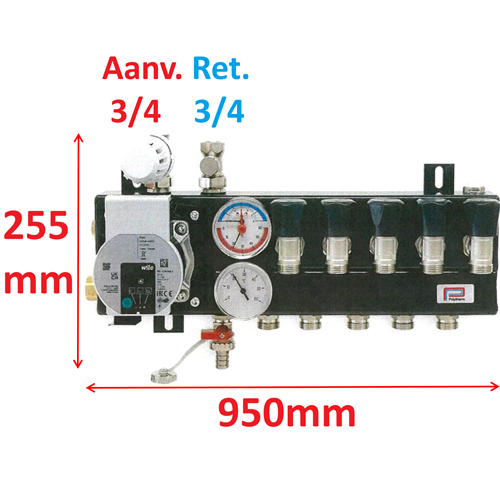 polytherm SU501015 vloerv.unit WILO ex.kopp 15gr.
