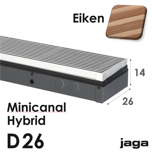 jaga minicanal hybrid eiken d14x26x310cm 5272w