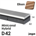 jaga minicanal hybrid eiken d14x42x250cm 6217w
