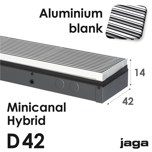 jaga minicanal hybrid alu.blank d14x42x230cm 5609w