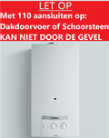 vaillant 10022577 MAG 114+ waakvlam schoorst. 110ø